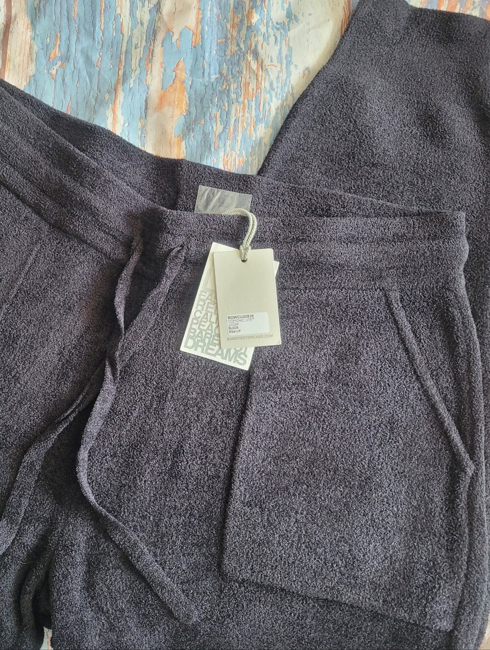 Barefoot Dreams Cozy Chic Lite Jogger Black Large Petite NWT